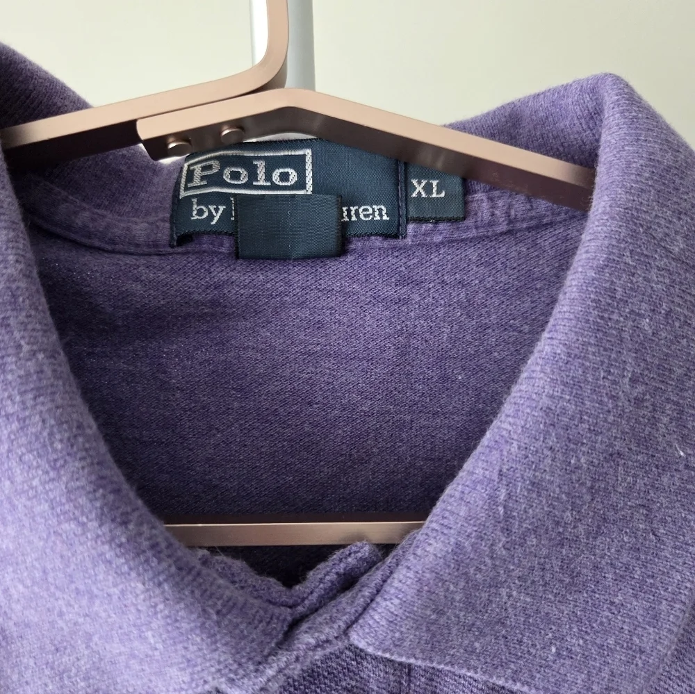 Polo by Ralph Lauren Purple Men's Polo T-Shirt sz.XL